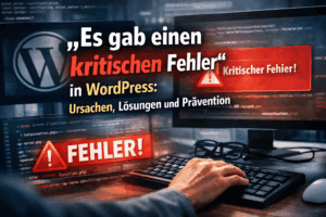 Es gab einen kritischen Fehler