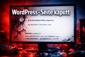 WordPress-Seite kaputt