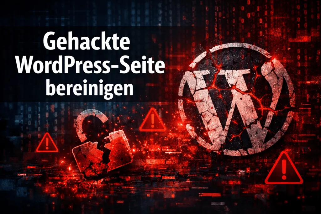 gehackte wordpress seite bereinigen