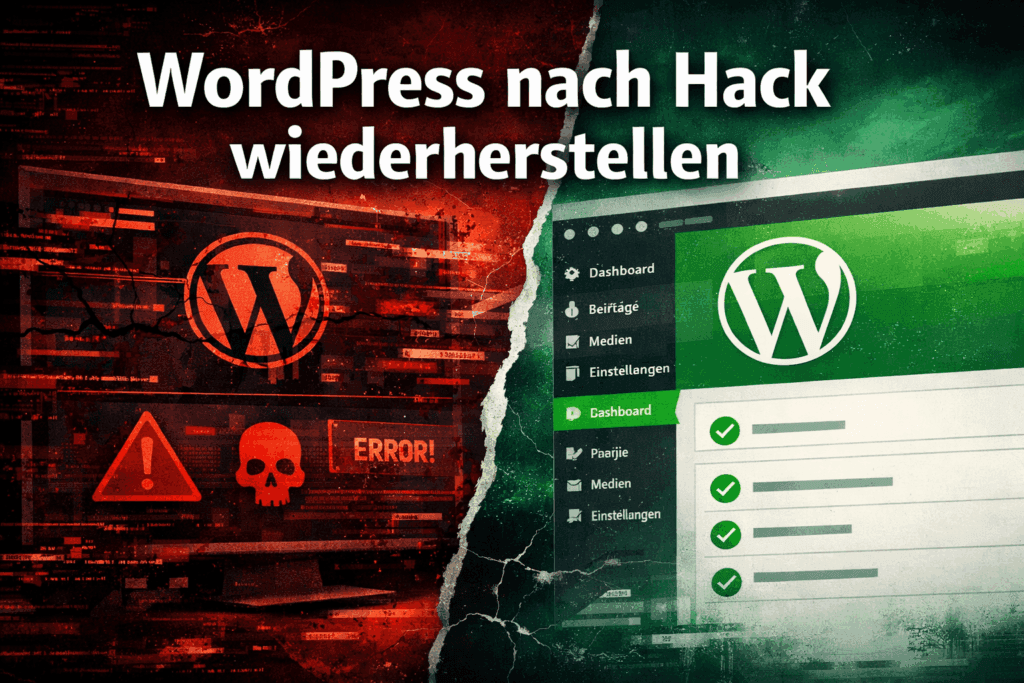 wordpress nach hack wiederherstellen