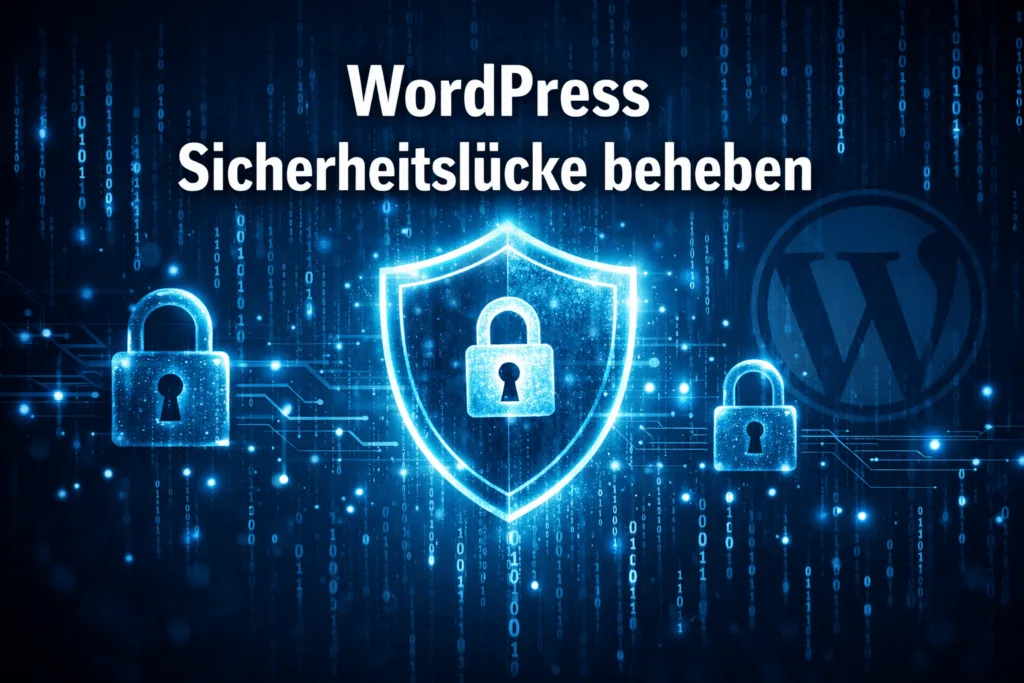 wordpress sicherheitslücke beheben