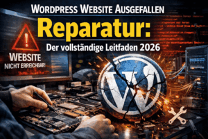 WordPress Website ausgefallen Reparatur