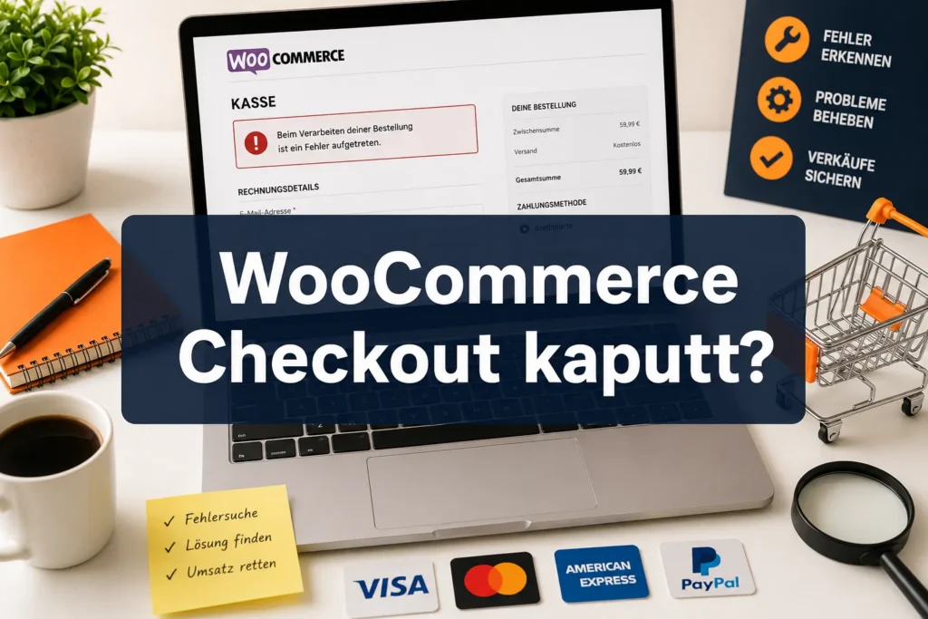 WooCommerce Checkout funktioniert nicht: Fehleranalyse für kaputte Warenkörbe und Zahlungen