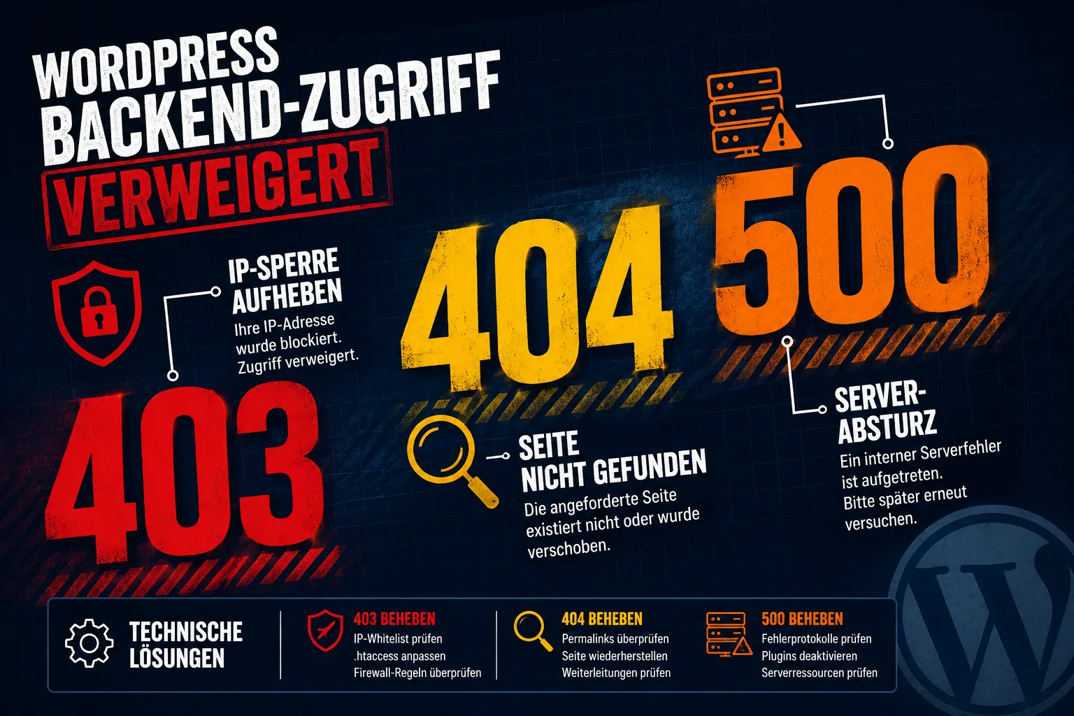 WordPress Backend durch Sicherheits-Plugin gesperrt: So kommt man rein