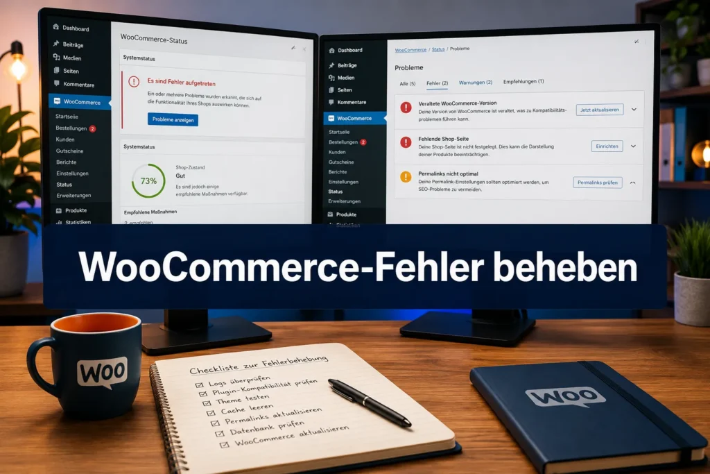 WordPress Shop reparieren: Die häufigsten WooCommerce-Fehler Schritt für Schritt beheben