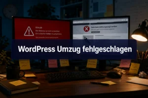 WordPress Umzug fehlgeschlagen: Häufige Migration-Fehler erkennen und reparieren