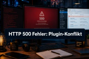 HTTP 500 Fehler durch Plugin-Konflikt in WordPress: So finden Sie den Verursacher ohne Downtime
