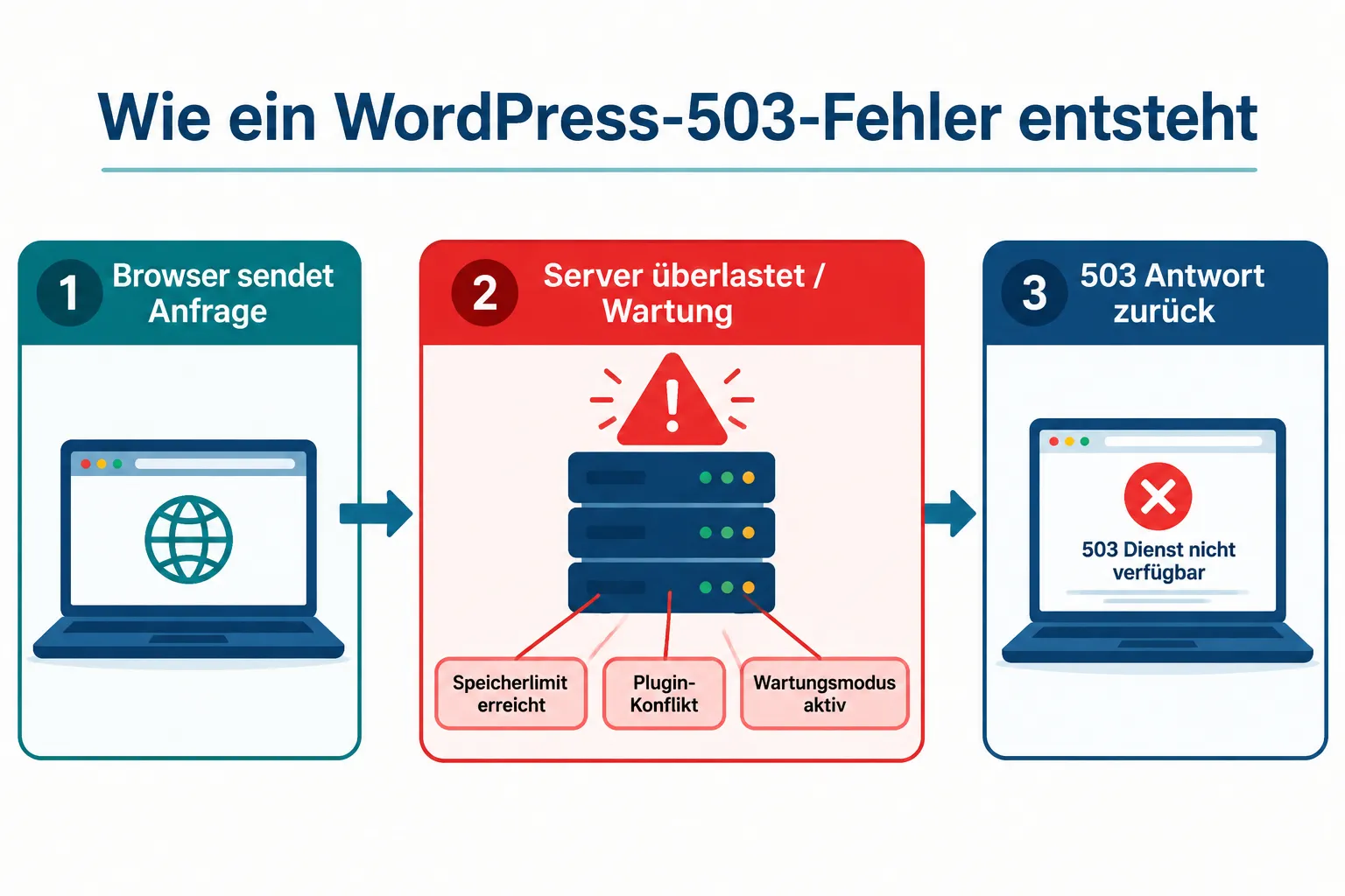 Was bedeutet WordPress Fehler 503 Service Unavailable?