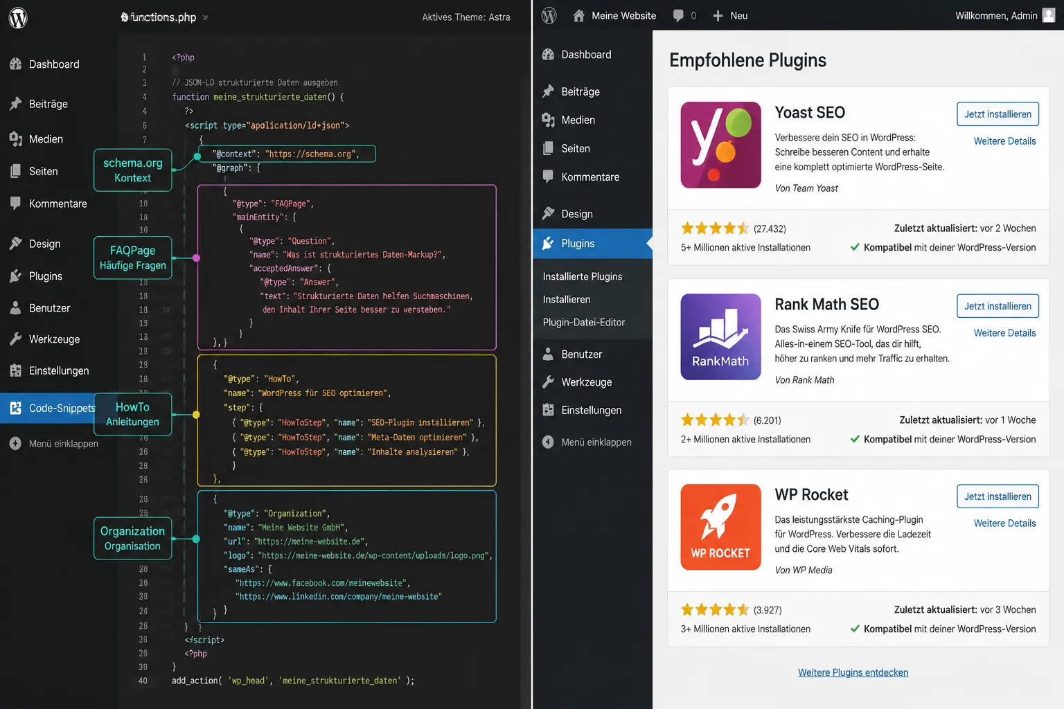 Welche Code-Anpassungen machen WordPress AI-freundlich?