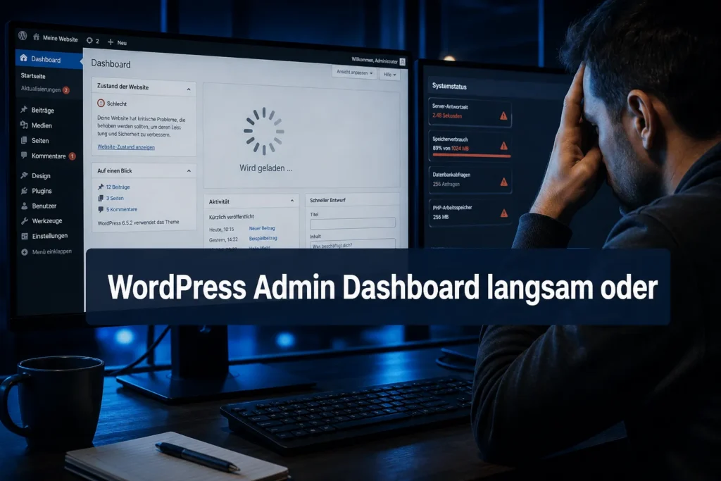 WordPress Admin Dashboard langsam oder nicht erreichbar: Performance-Debugging im Backend