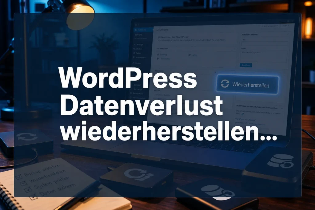 WordPress Datenverlust wiederherstellen: Strategien für gelöschte Inhalte, Medien und Benutzer