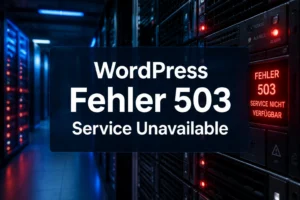 WordPress Fehler 503 Service Unavailable: Wartungsmodus, Serverlimits und Plugin-Probleme sicher beheben