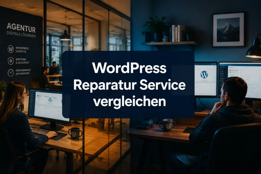 WordPress Reparatur Service vergleichen: Lokale Agentur vs. spezialisierter Remote-Notdienst