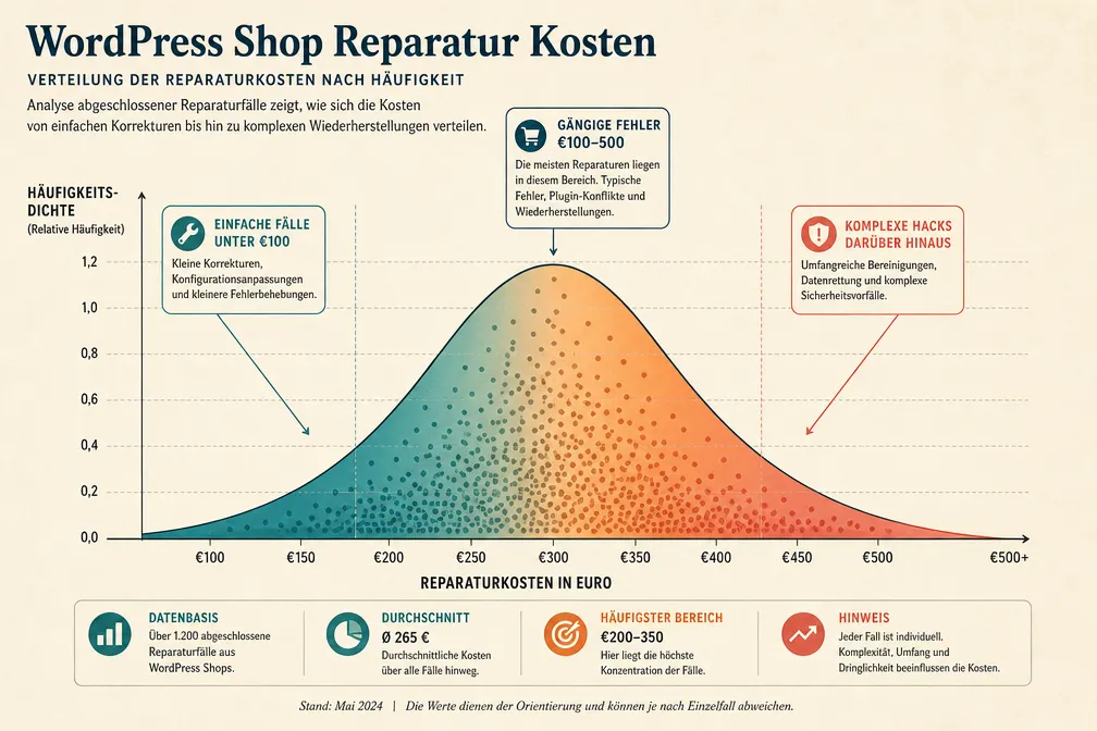 WordPress Shop Reparatur Preise im Vergleich: Agenturen vs. Spezialisten