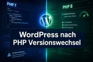 WordPress nach PHP Versionswechsel kaputt: Typische Fehler beim Umstieg von PHP 7 auf PHP 8 erkennen und beheben