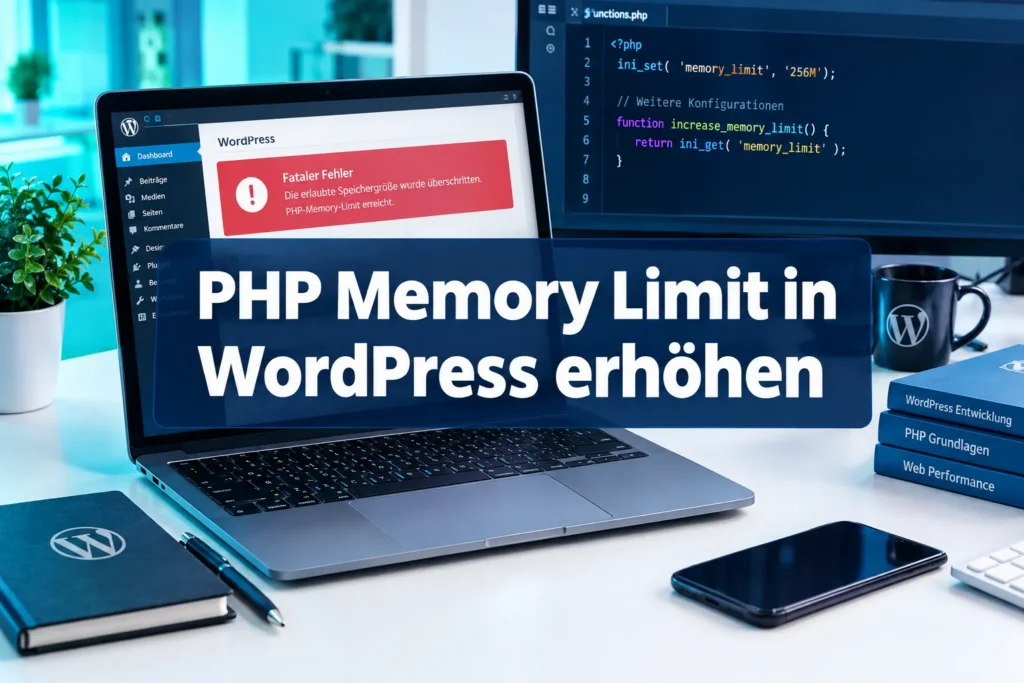 PHP Memory Limit in WordPress erhöhen: Fehler 500 und „Allowed memory size exhausted“ sicher vermeiden