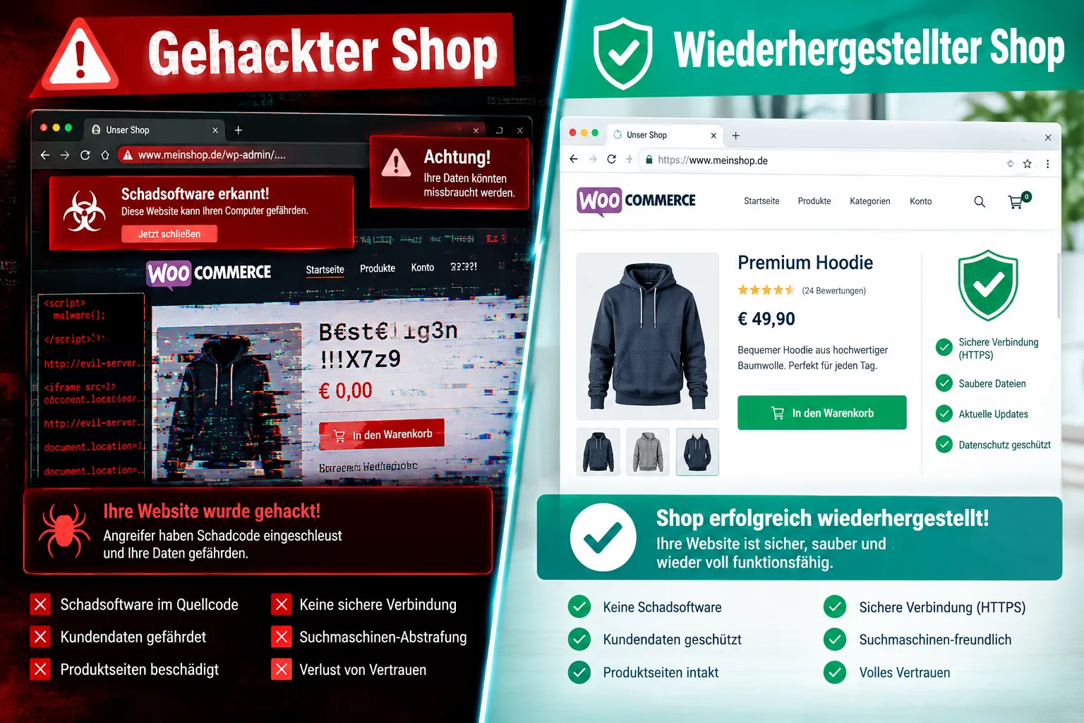 Schritt-für-Schritt: Wiederherstellung kompromittierter WooCommerce-Shops nach kritischen Plugin-Sicherheitslücken