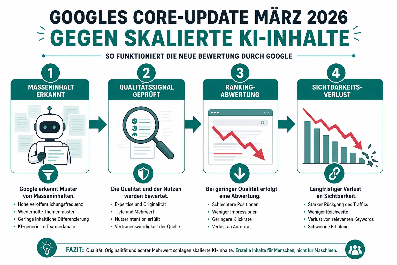 Was ist Googles Core-Update gegen skalierte KI-Inhalte?