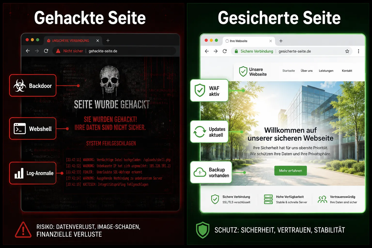 Wie erkenne ich, ob meine WordPress-Webseite gehackt wurde?