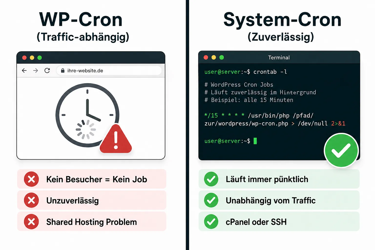 Wie prüfe ich, ob WordPress Cron Jobs wirklich ausgeführt werden?