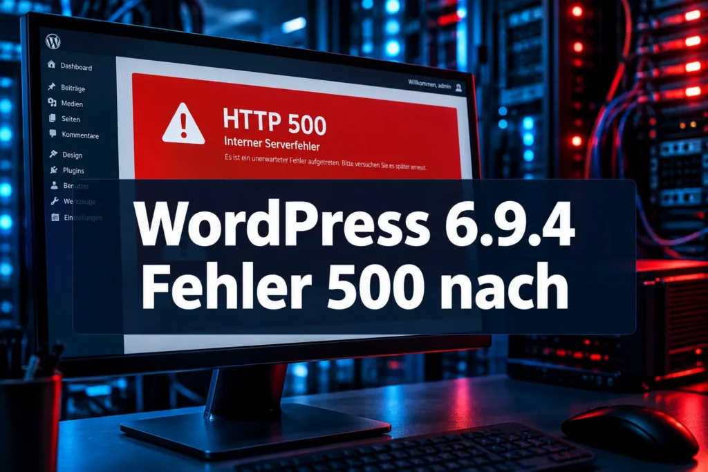WordPress 6.9.4 Fehler 500 nach Core-Update: Kompatibilitätsprobleme mit Plugins und Themes schnell beheben