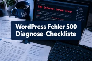 WordPress Fehler 500 Diagnose-Checkliste: So nutzen Sie Debug-Logs und Server-Logs effizient