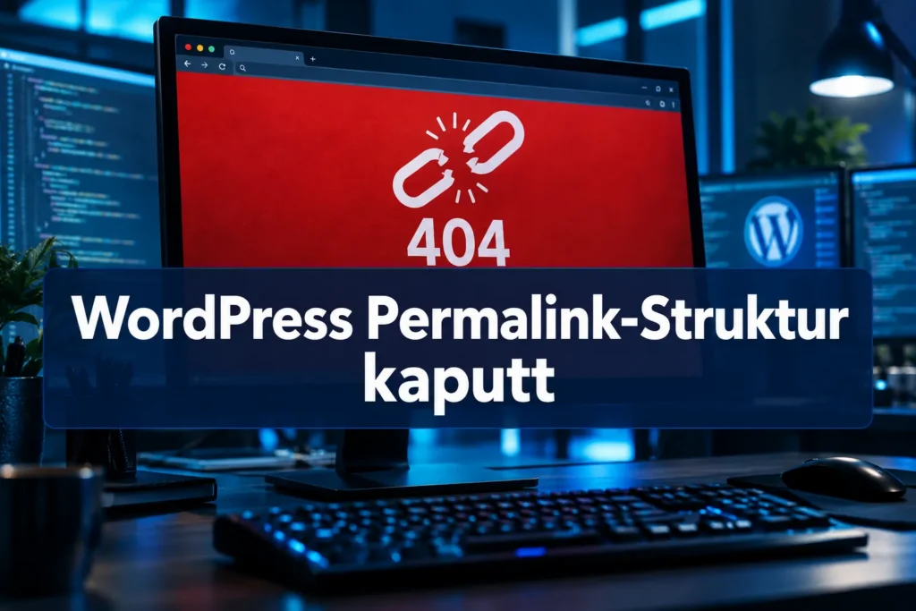 WordPress Permalink-Struktur kaputt: 404-Fehler nach URL-Änderungen systematisch beheben