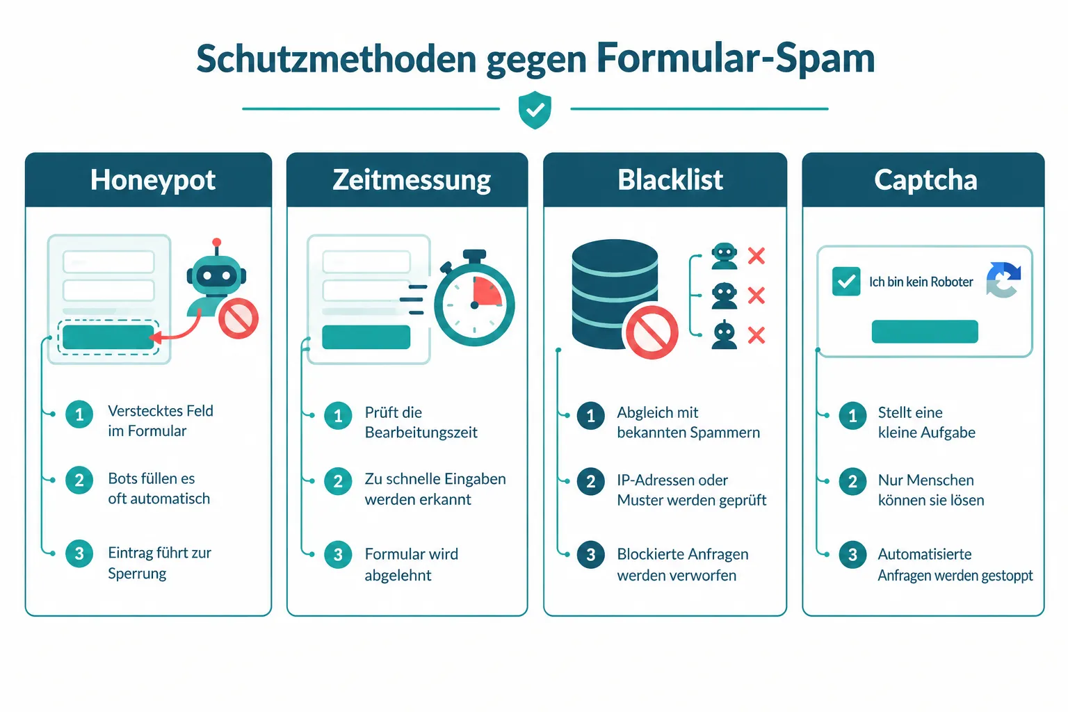 Anti-Spam-Schutz richtig aufbauen: Blacklist, Inhaltsfilter und Updates