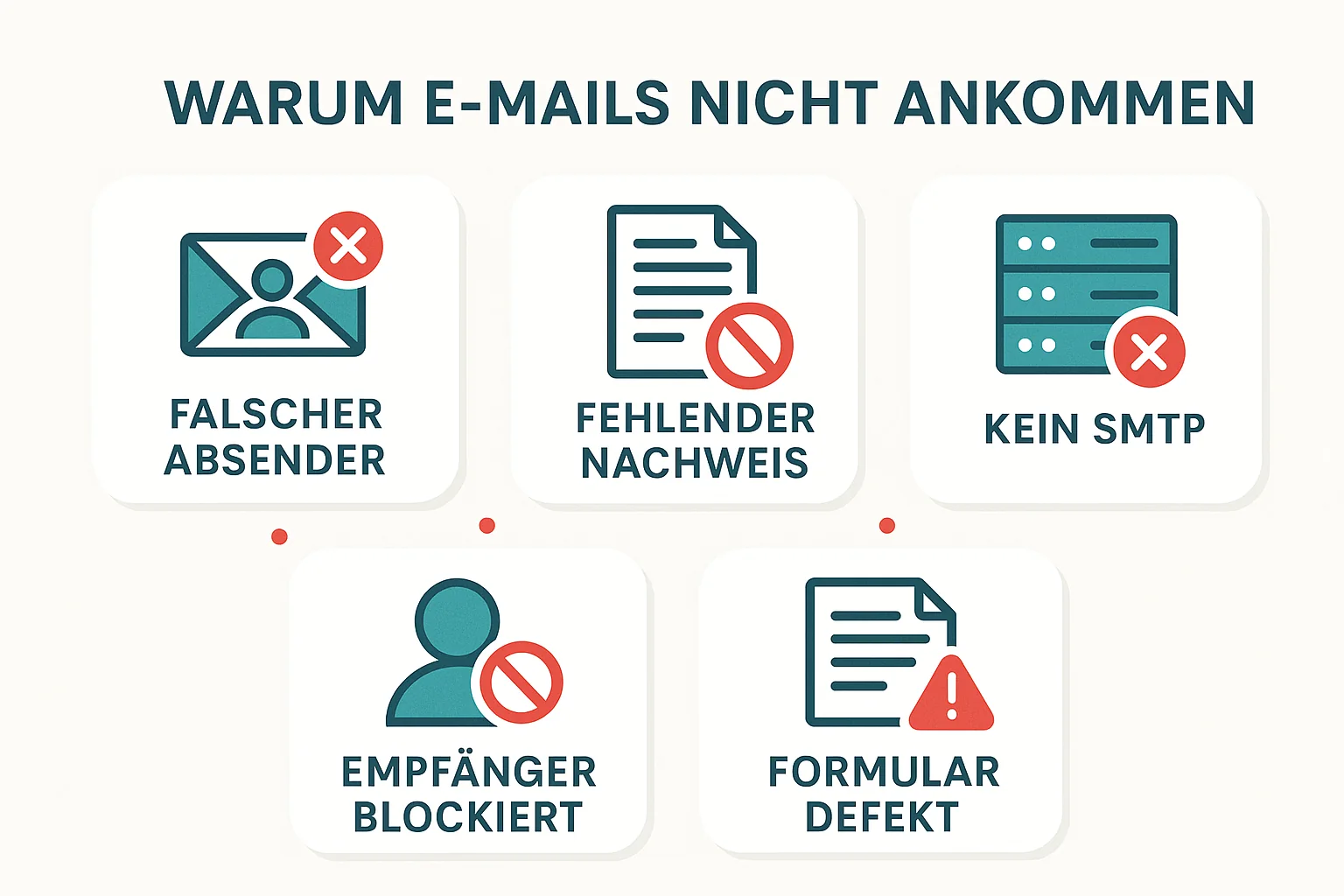 E-Mails von WordPress kommen nicht an: die Ursachen im Überblick