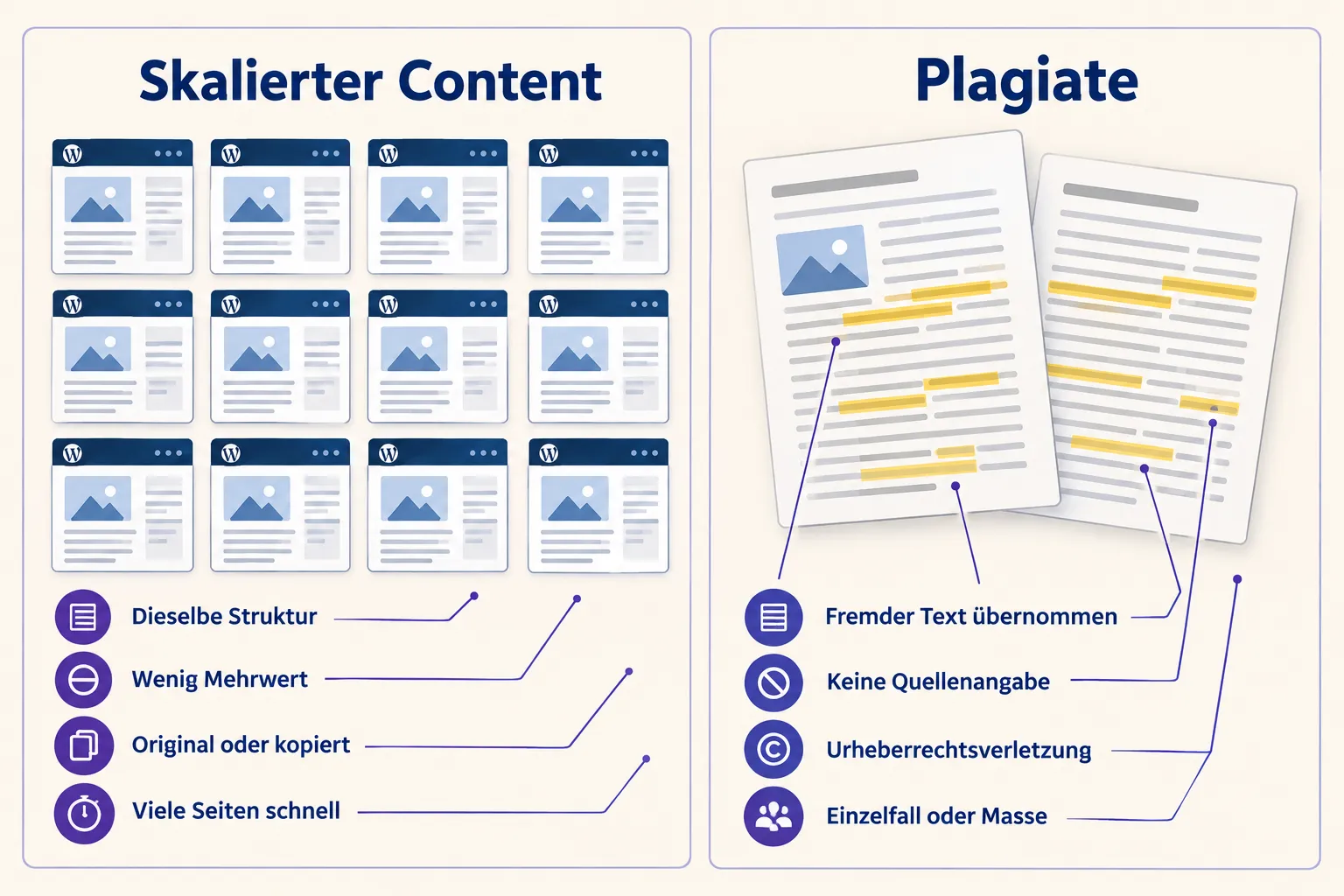 Kann ich verschiedene Versionen meines KI-Textes gleichzeitig publizieren?