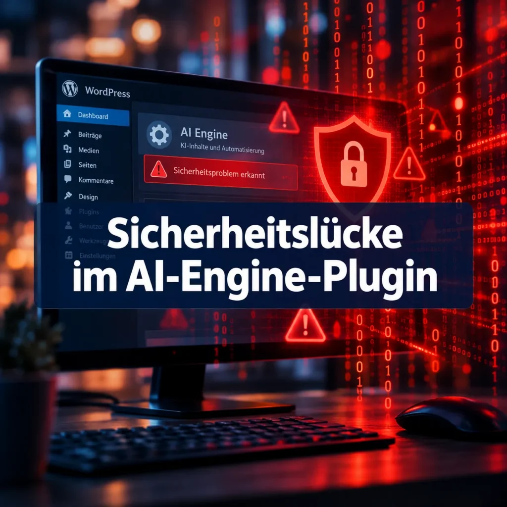 Sicherheitslücke im AI-Engine-Plugin: Analyse und Reparatur betroffener WordPress-Seiten