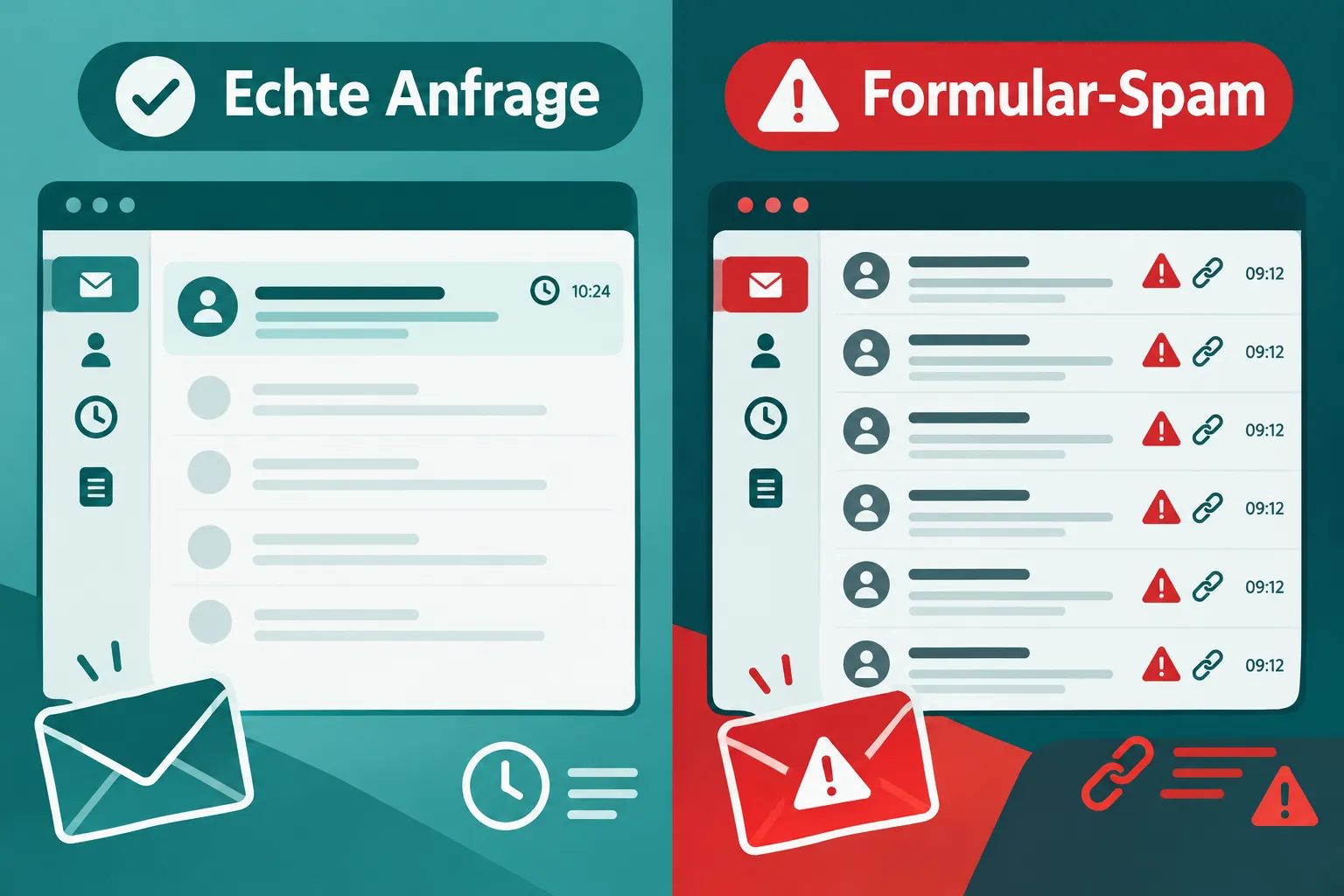 Spam über das Kontaktformular erkennen: typische Merkmale von Formular-Spam