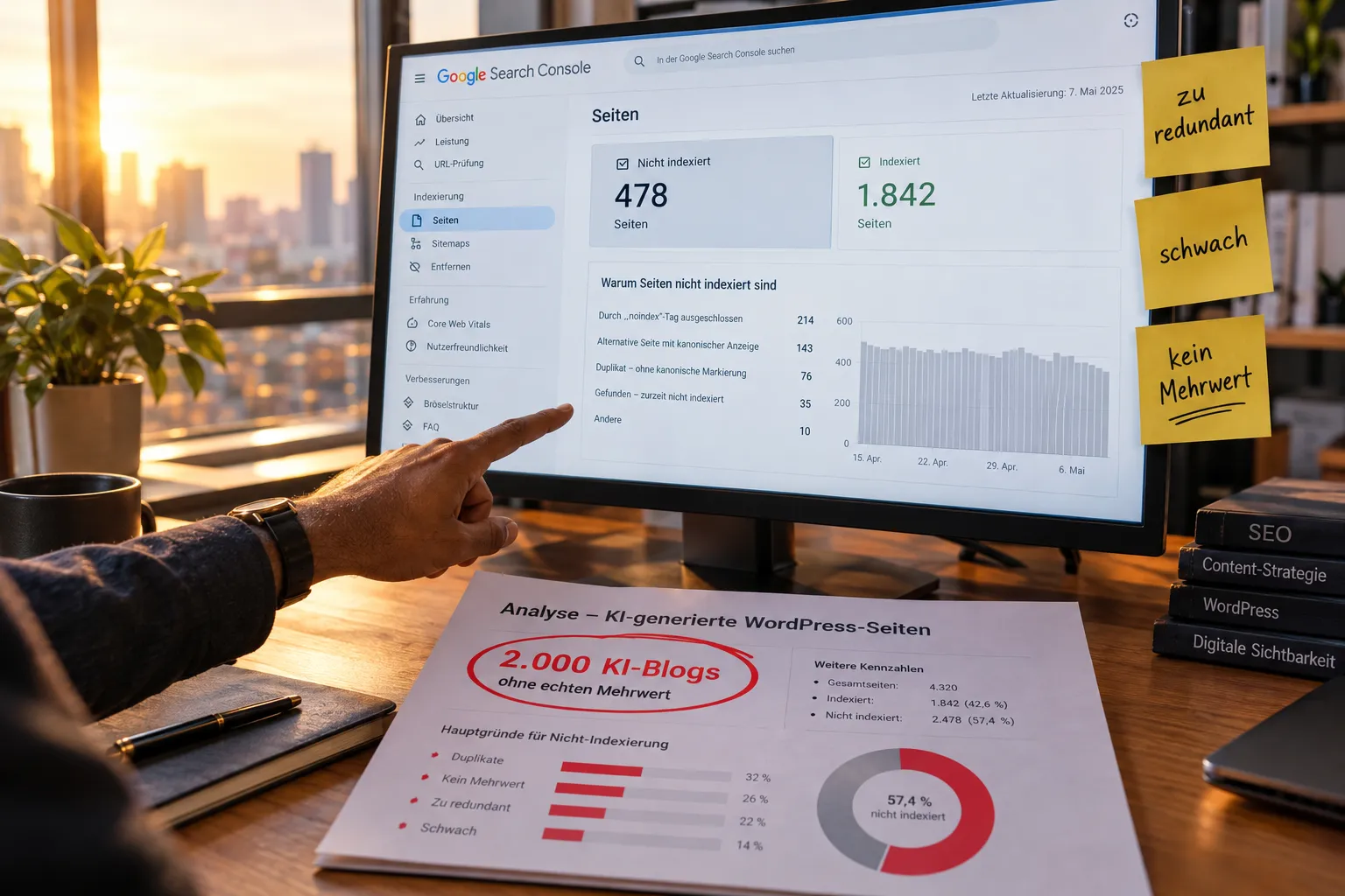 Was bedeutet Googles E-E-A-T-Standard für KI-Content?