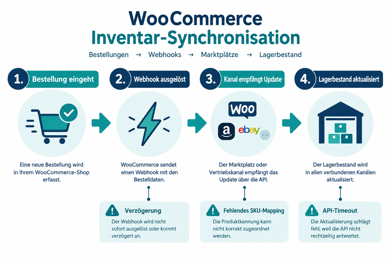 Was bedeutet Inventar-Synchronisation in WooCommerce?