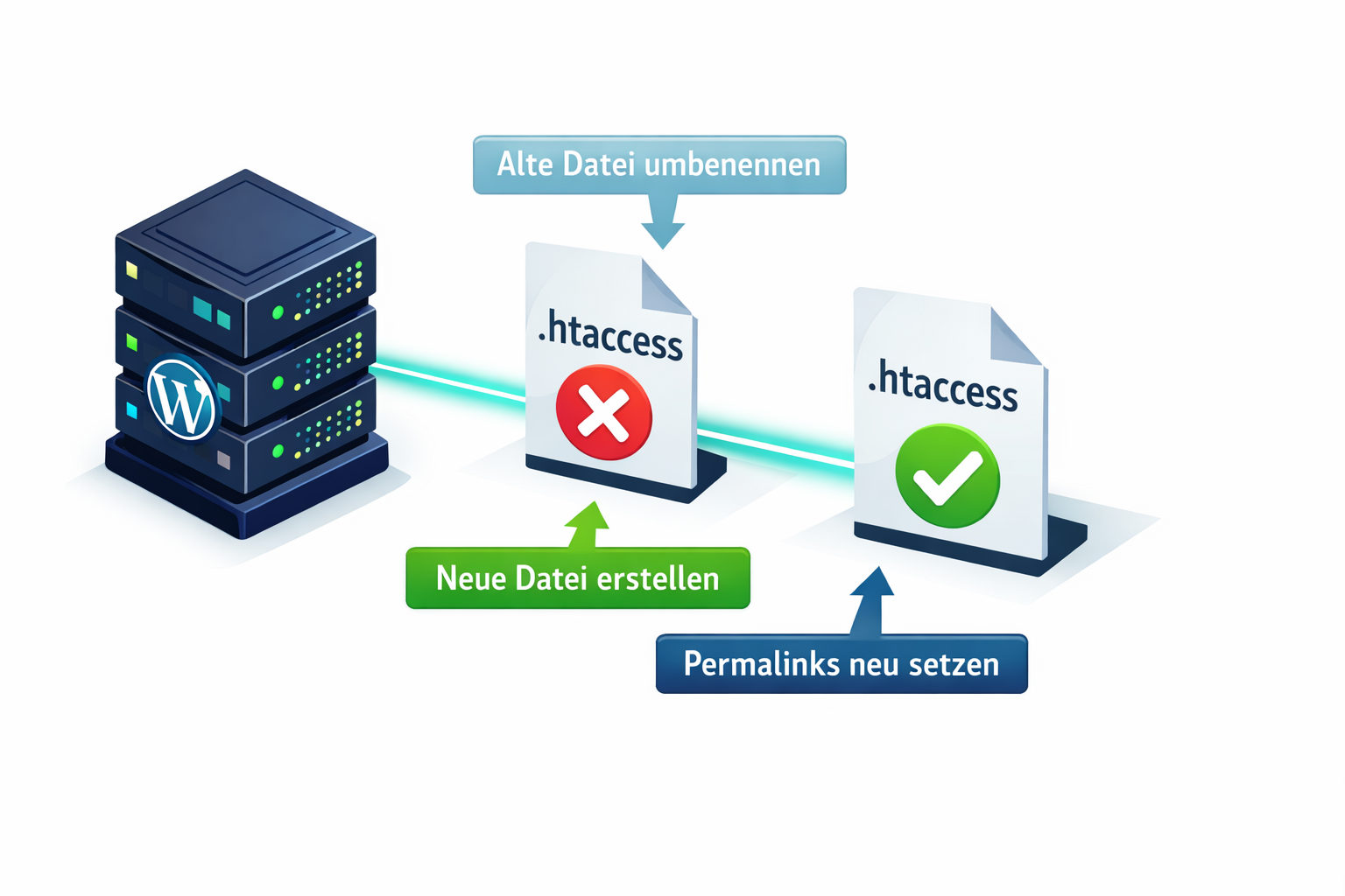 WordPress 500 Fehler.htaccess-Datei Problem