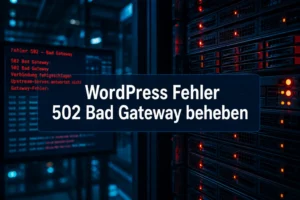 WordPress Fehler 502 Bad Gateway beheben: Ursachen zwischen Proxy, PHP-FPM und Hosting systematisch finden