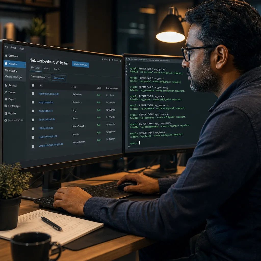WordPress Multisite Network Admin lÀdt nicht: Was tun?