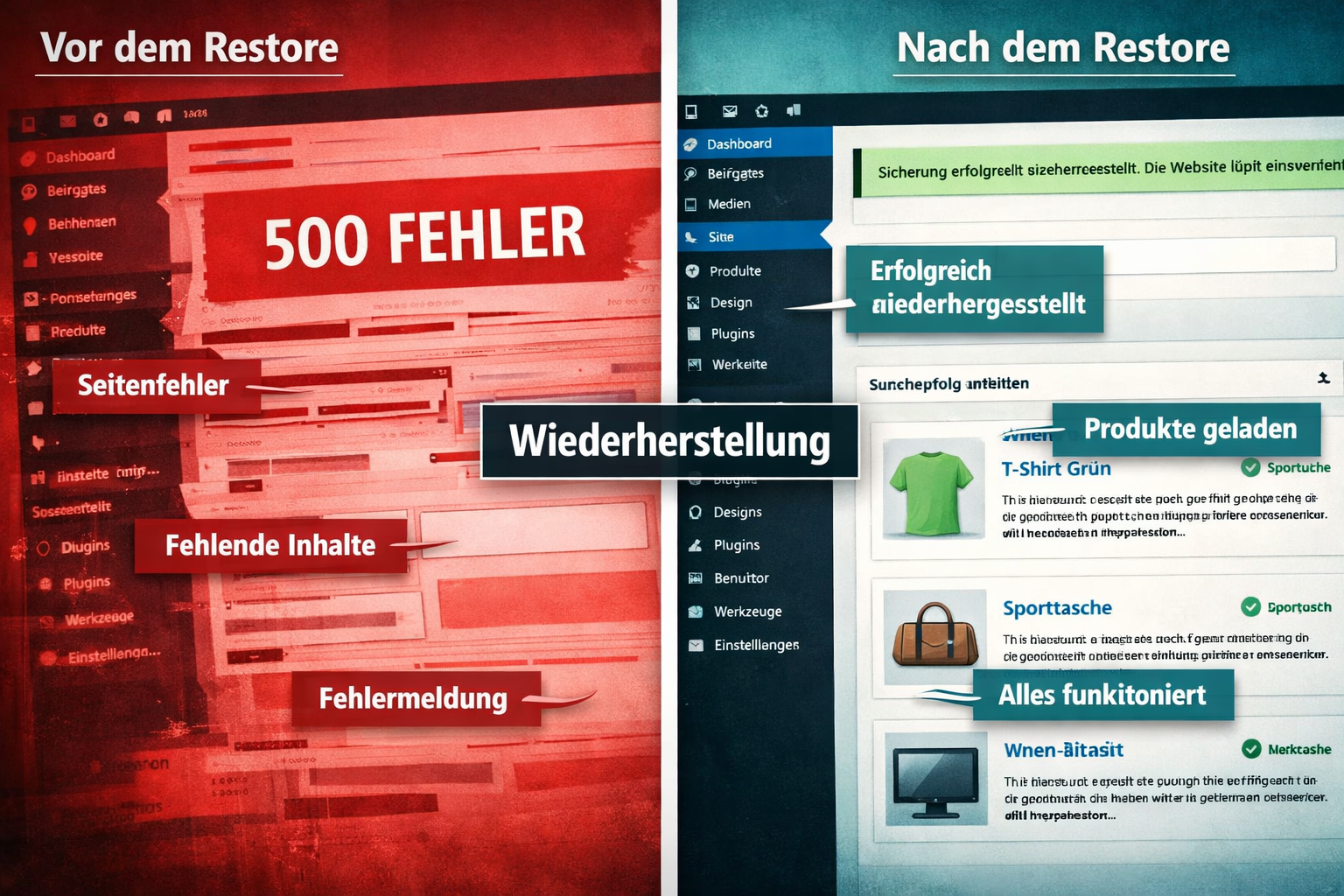 WordPress von Backup wiederherstellen: Schritt fĂŒr Schritt ohne Datenverlust