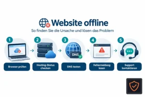 Website offline: Die 6 häufigsten Ursachen und wie Sie sie finden